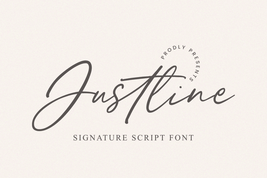 Justline Font · 1001 Fonts