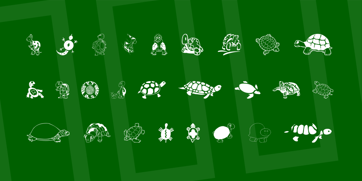 4 Free Turtles Fonts · 1001 Fonts