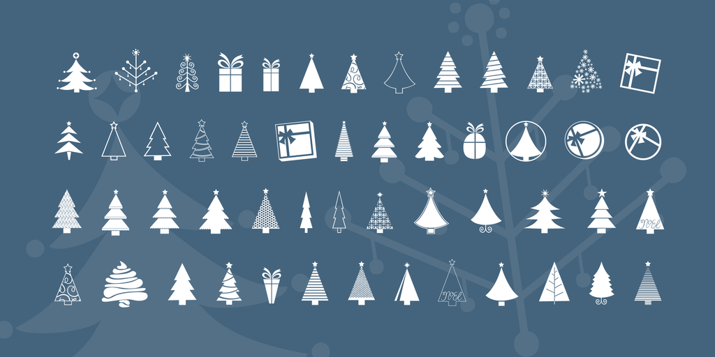 KG Christmas Trees illustration 1