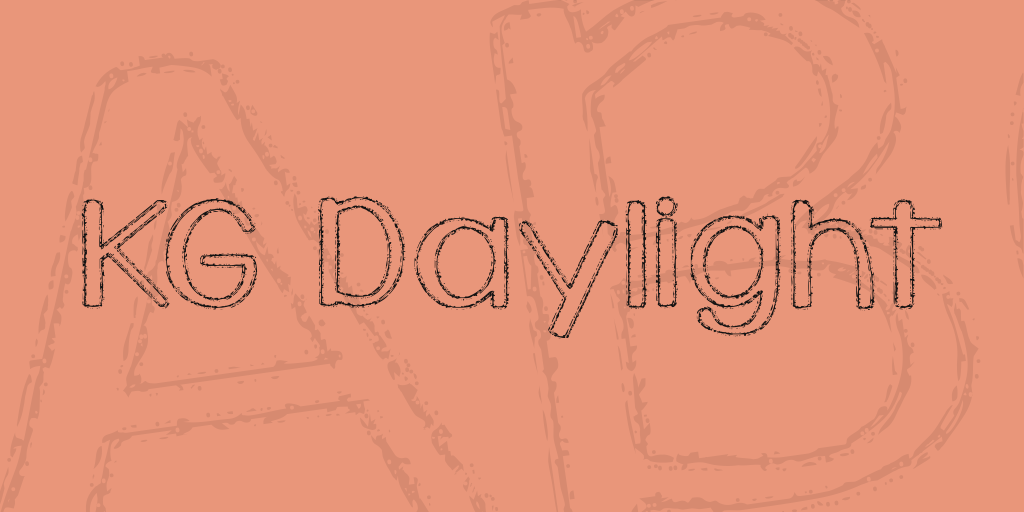 KG Daylight Font · 1001 Fonts
