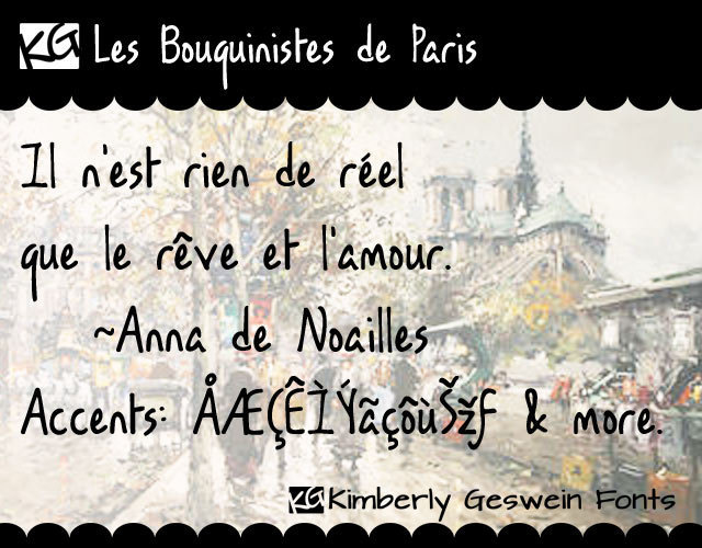 KG Les Bouquinistes de Paris illustration 1