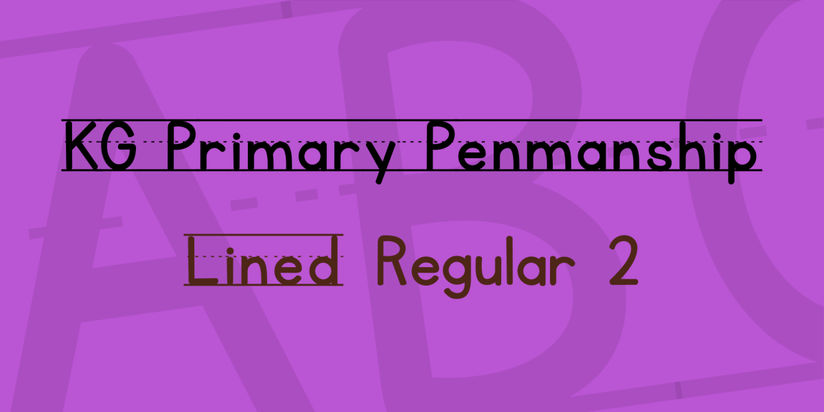 KG Primary Font Family · 1001 Fonts