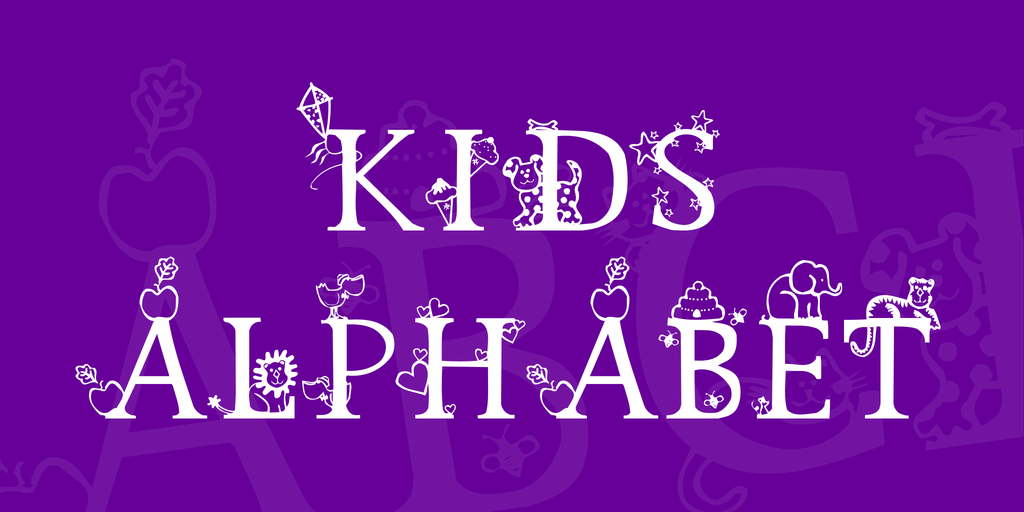 Kids Alphabet illustration 1