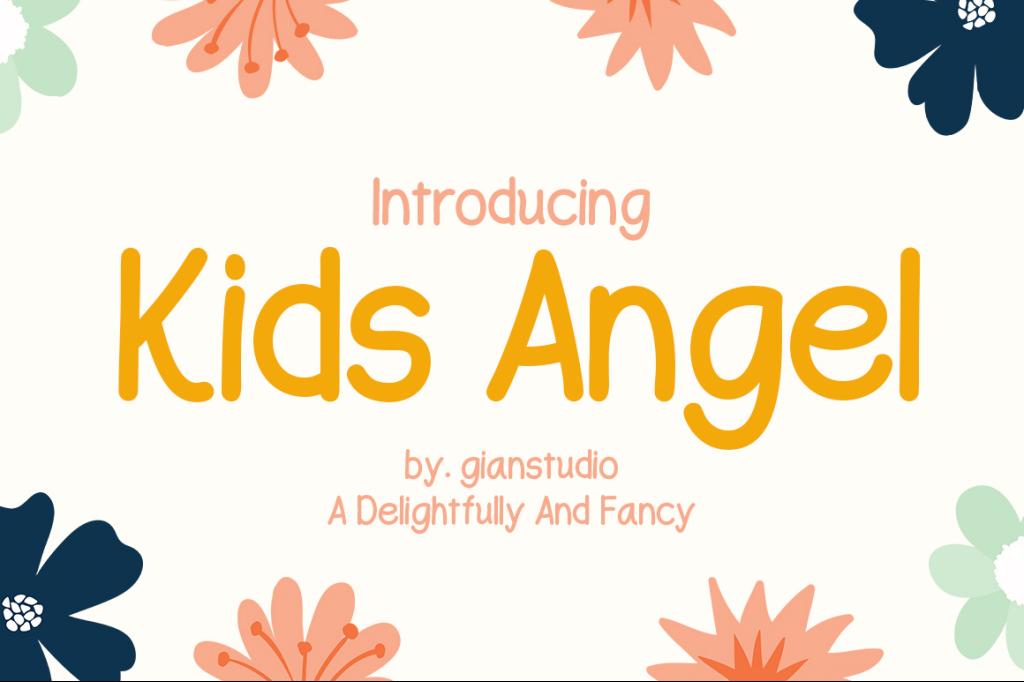 Kids Angel illustration 1