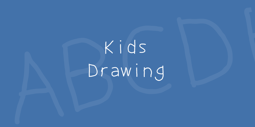 Kids Drawing illustration 1