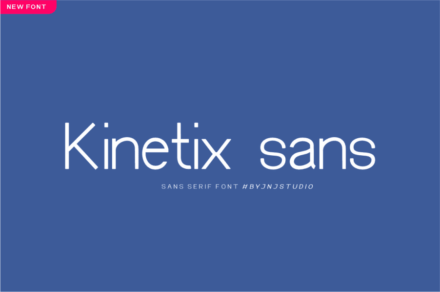 Kinetix Sans Font Family · 1001 Fonts