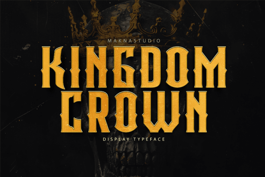 KINGDOM CROWN Font · 1001 Fonts