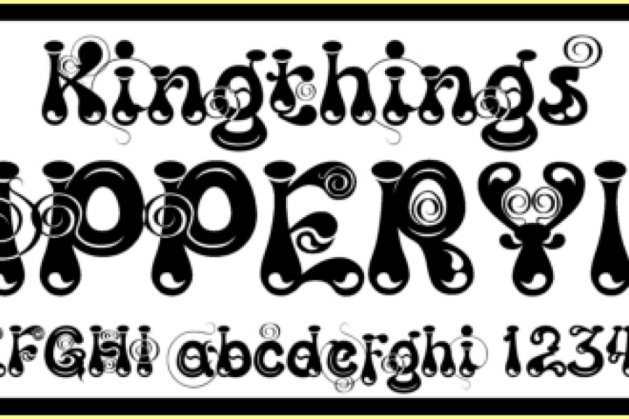 Kingthings Slipperylip Font · 1001 Fonts