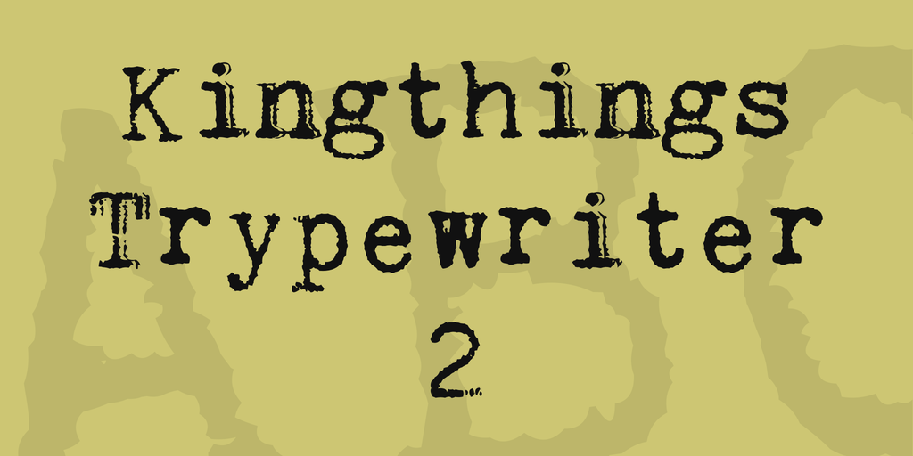 Kingthings Trypewriter 2 illustration 2