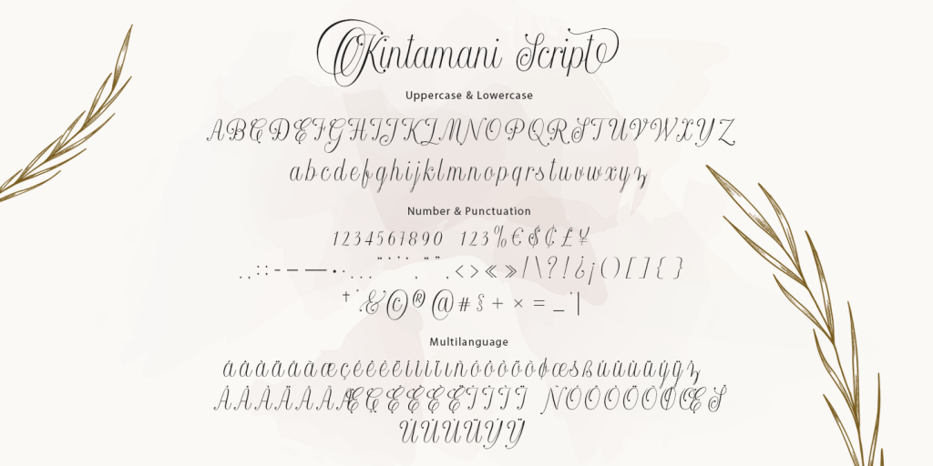 Kintamani Script Free illustration 10