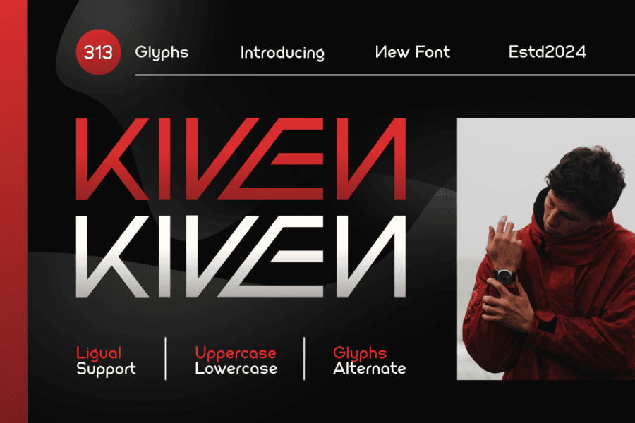 KIVEN Font · 1001 Fonts