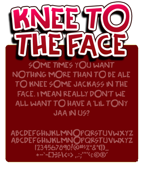 Knee to the face illustration 1