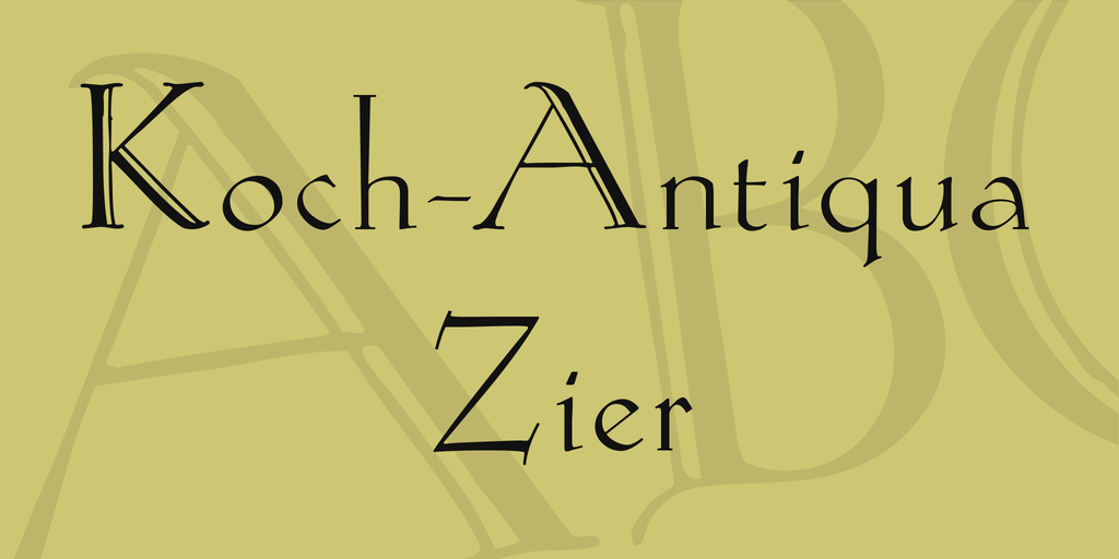 Koch-Antiqua Zier illustration 1