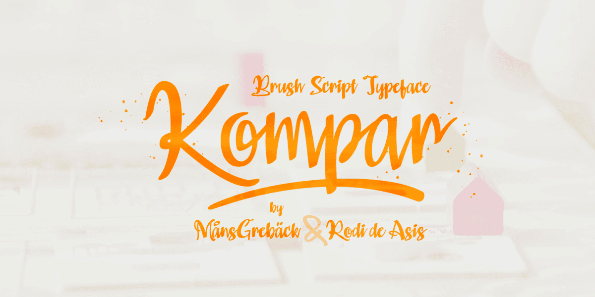 Kompar Medium PERSONAL USE ONLY Font · 1001 Fonts