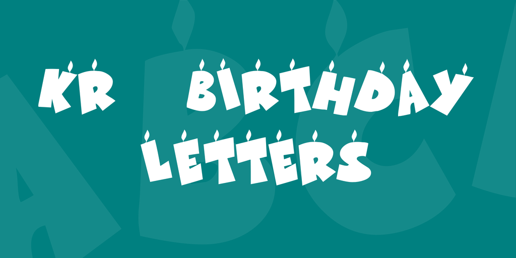 KR Birthday Letters illustration 1
