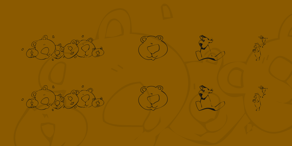 KR Scrappin Bears illustration 1