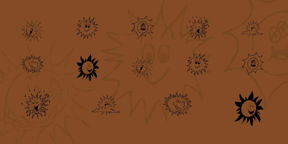 KR Sun Dings Font · 1001 Fonts