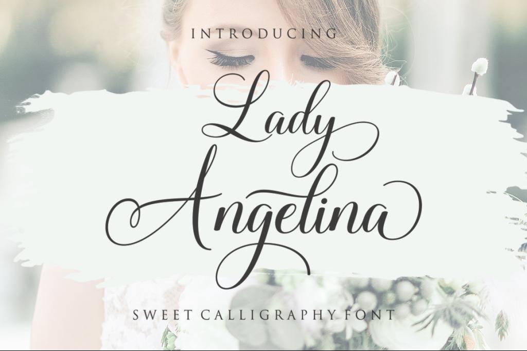 Lady Angelina Script illustration 3