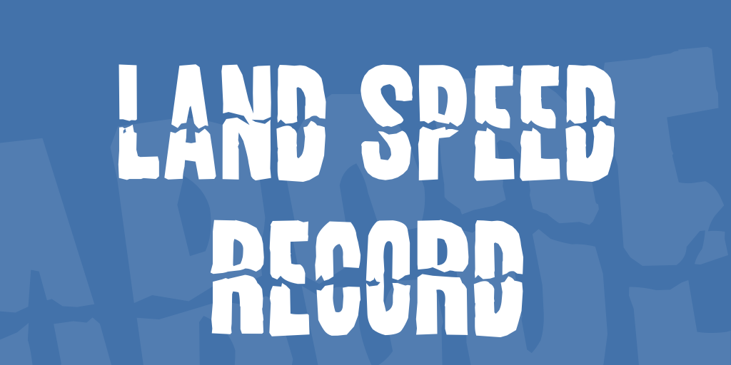 Land Speed Record illustration 2