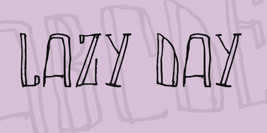 LAZY DAY illustration 2