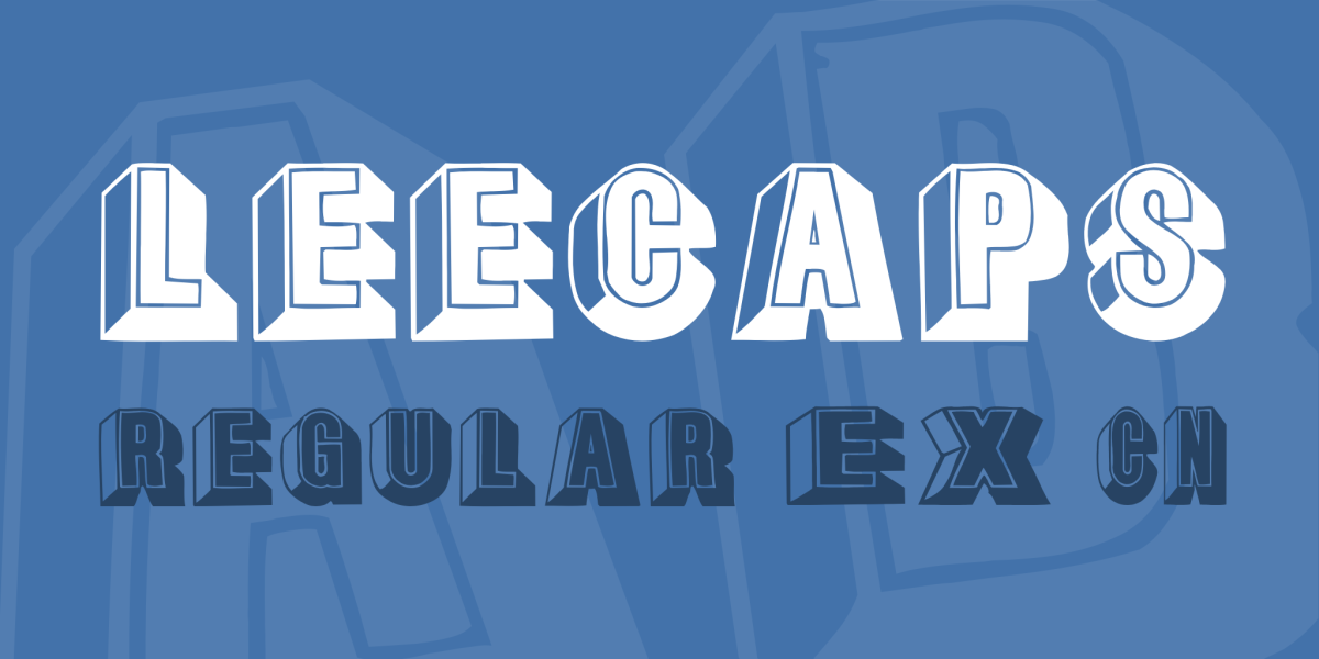 LeeCaps Font Family · 1001 Fonts