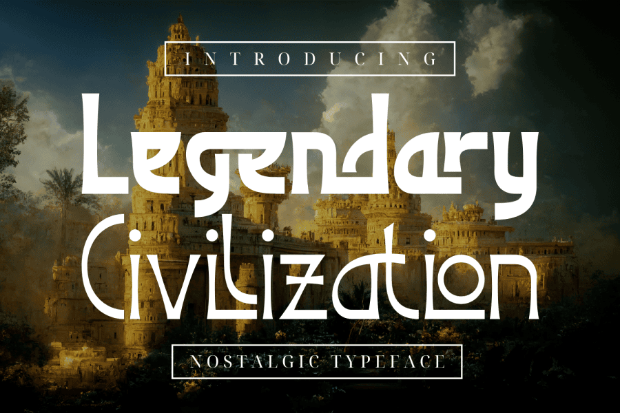 Legendary Civilization Demo Font · 1001 Fonts