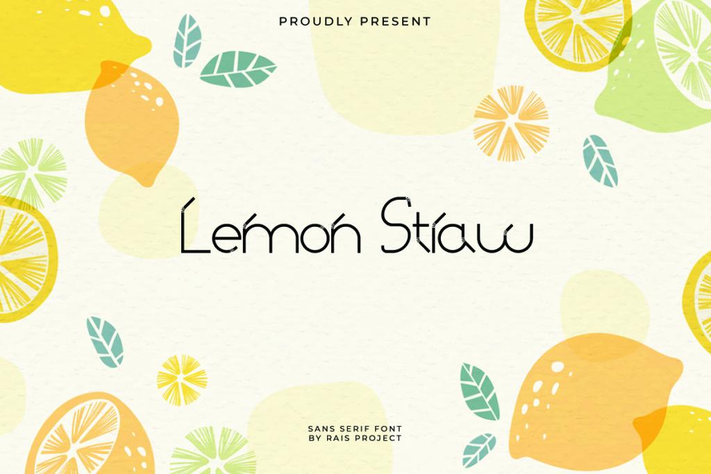 Lemon Straw Demo illustration 2