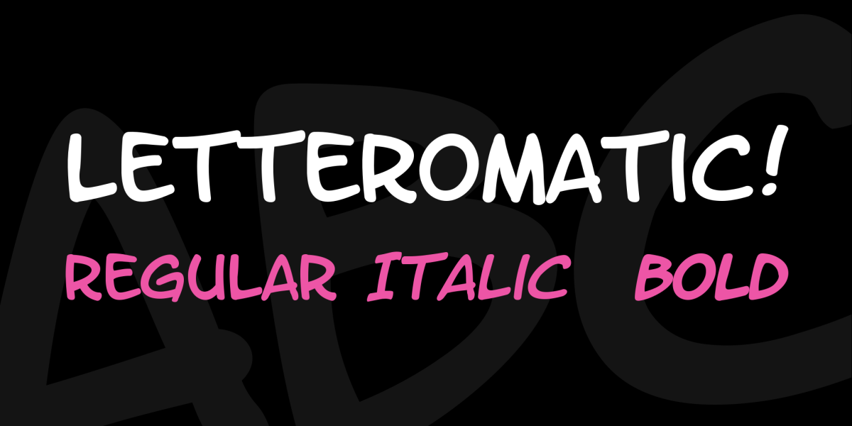 LetterOMatic! Font Family · 1001 Fonts