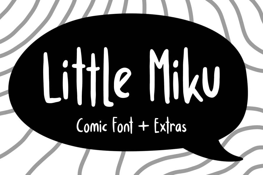 Little Miku Font · 1001 Fonts