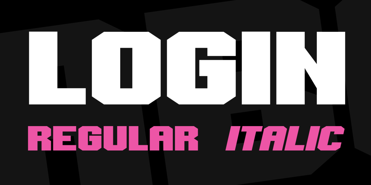 Login Font Family · 1001 Fonts