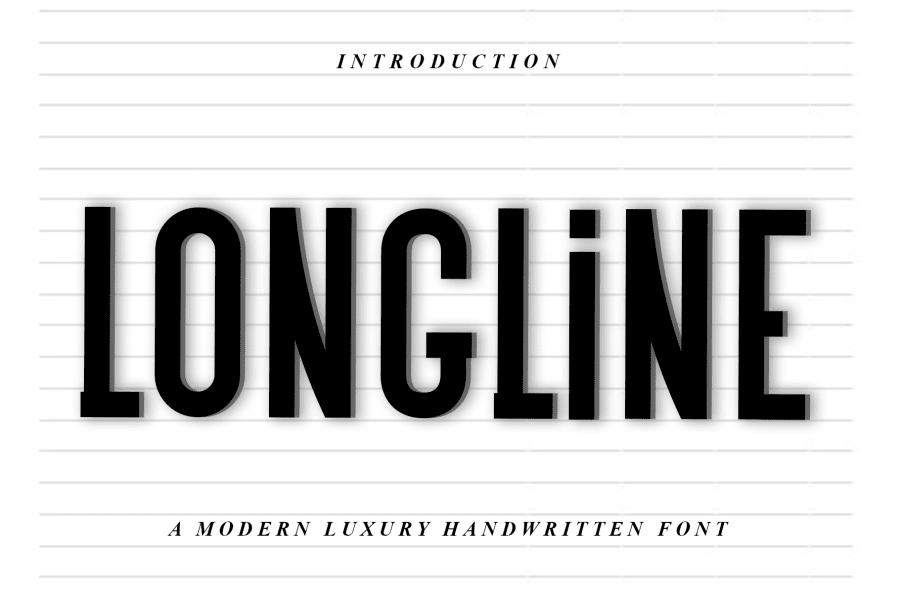 Longline Font · 1001 Fonts