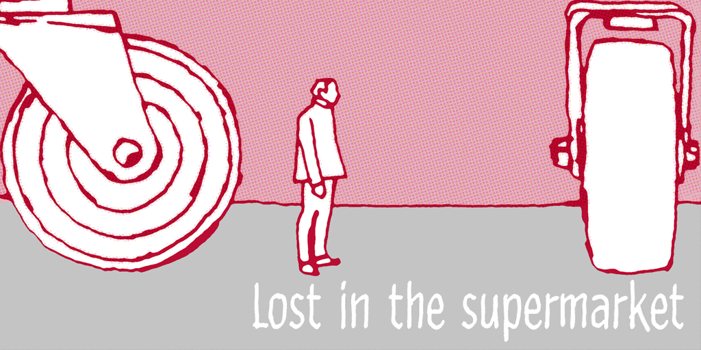 Lost in the supermarket illustration 1