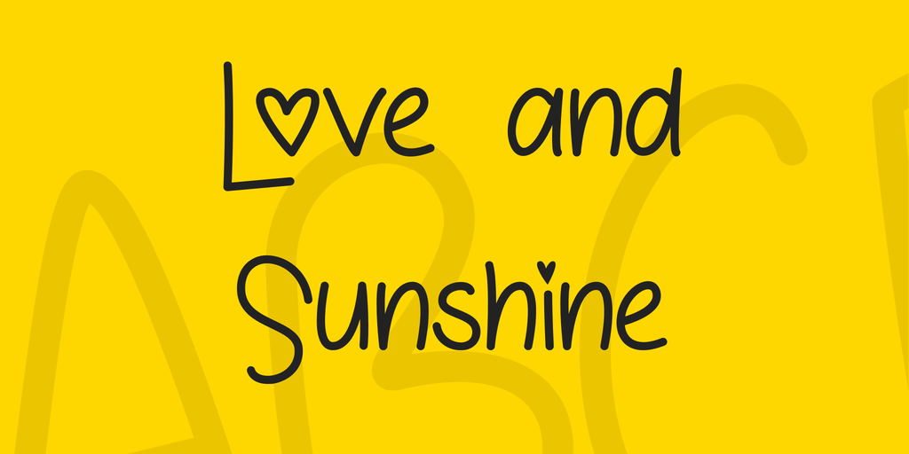 Love and Sunshine illustration 2