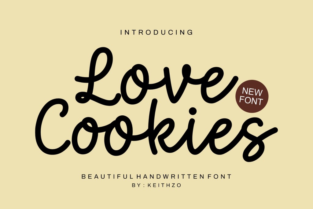 Love Cookies Font · 1001 Fonts