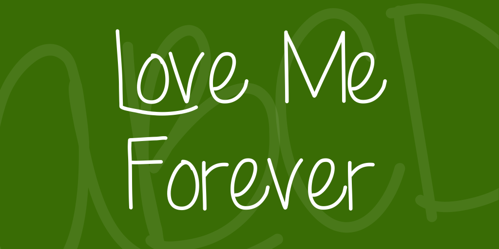 Love Me Forever illustration 2