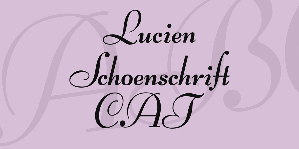 Lucien Schoenschrift CAT illustration 1