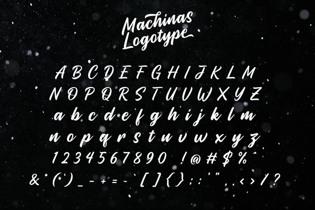Machinas Typeface illustration 4
