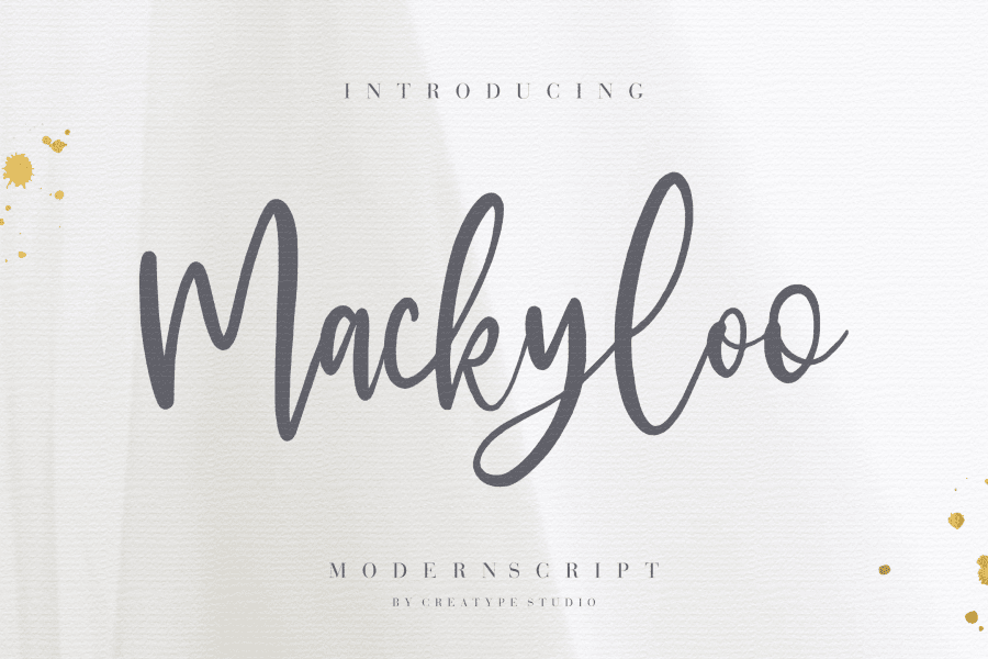 Macoy Lettering Design Mackyloo Font · 1001 Fonts