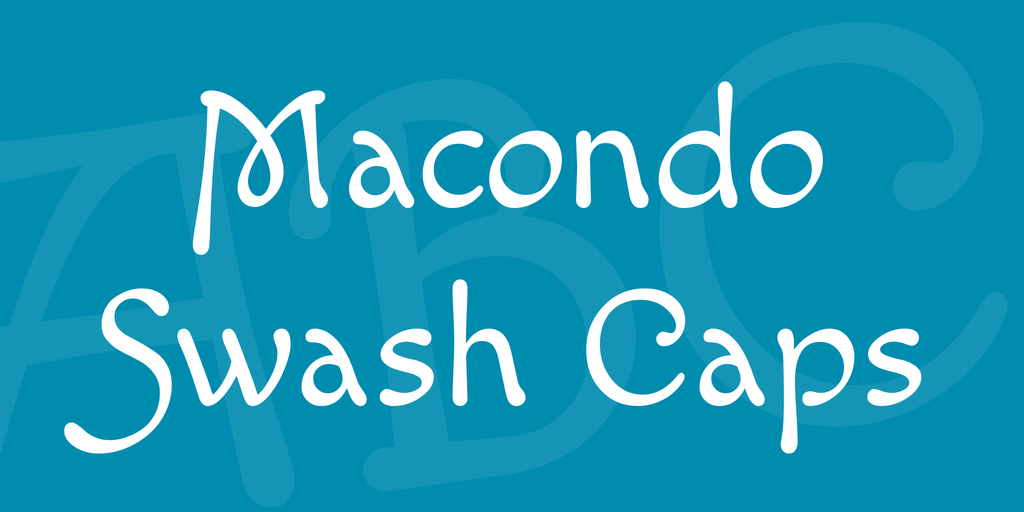 Macondo Swash Caps illustration 1