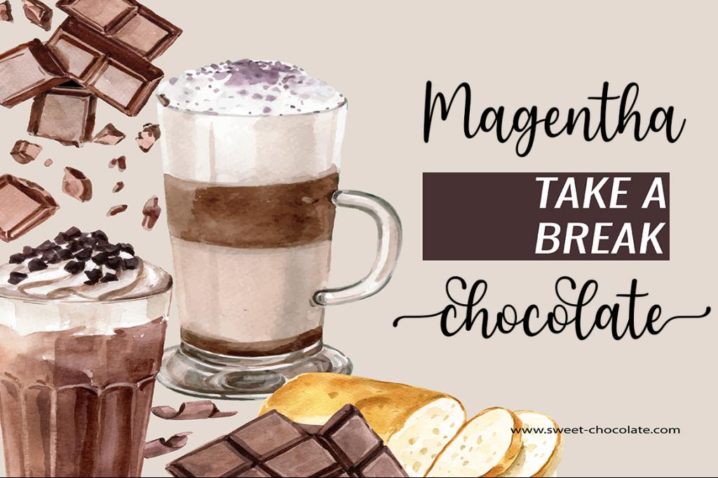 Magentha Chocolate illustration 3