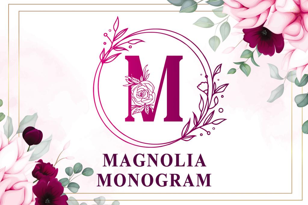 MAGNOLIA MONOGRAM illustration 2