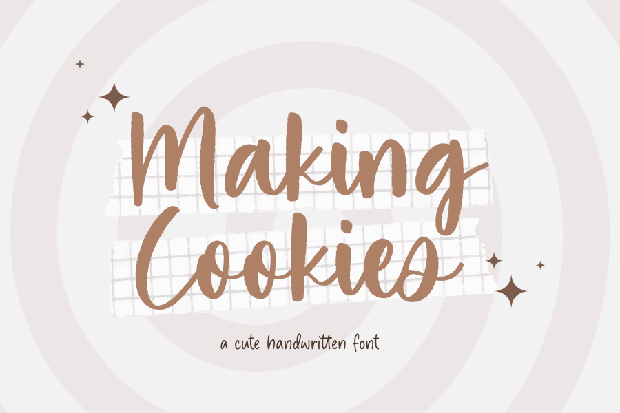 Making Cookies Font · 1001 Fonts