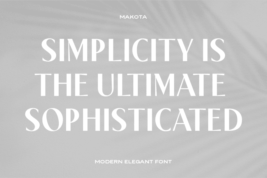 Makota Font · 1001 Fonts