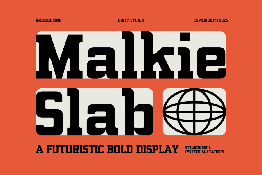 Malkie Slab Demo Font · 1001 Fonts
