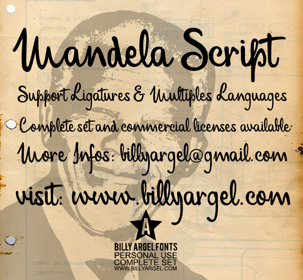 Mandela Script Personal Use illustration 1