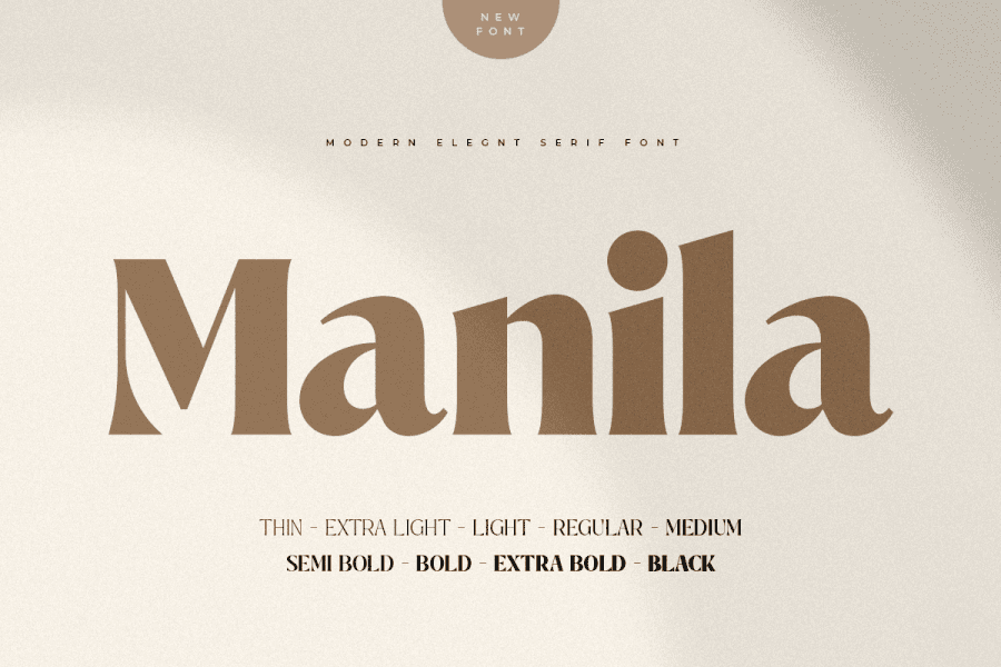 Manila Font · 1001 Fonts