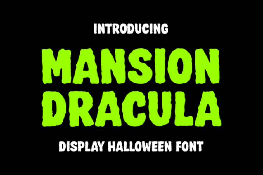 Mansion Dracula Font · 1001 Fonts