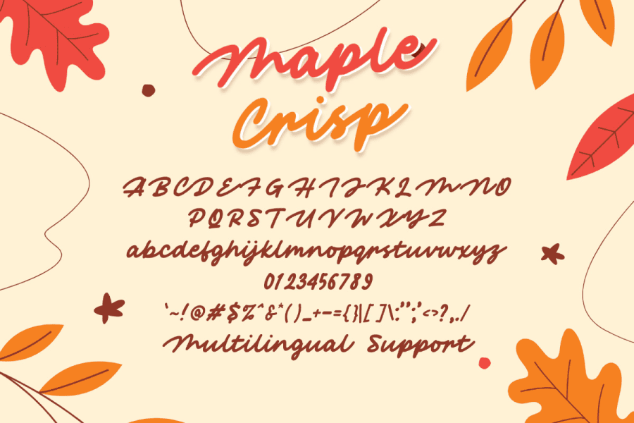 Maple Crisp illustration 4