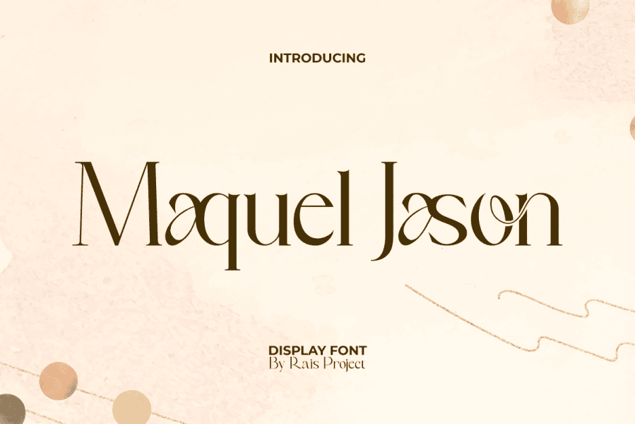 Jason Font Style Maquel Jason Demo Font · 1001 Fonts