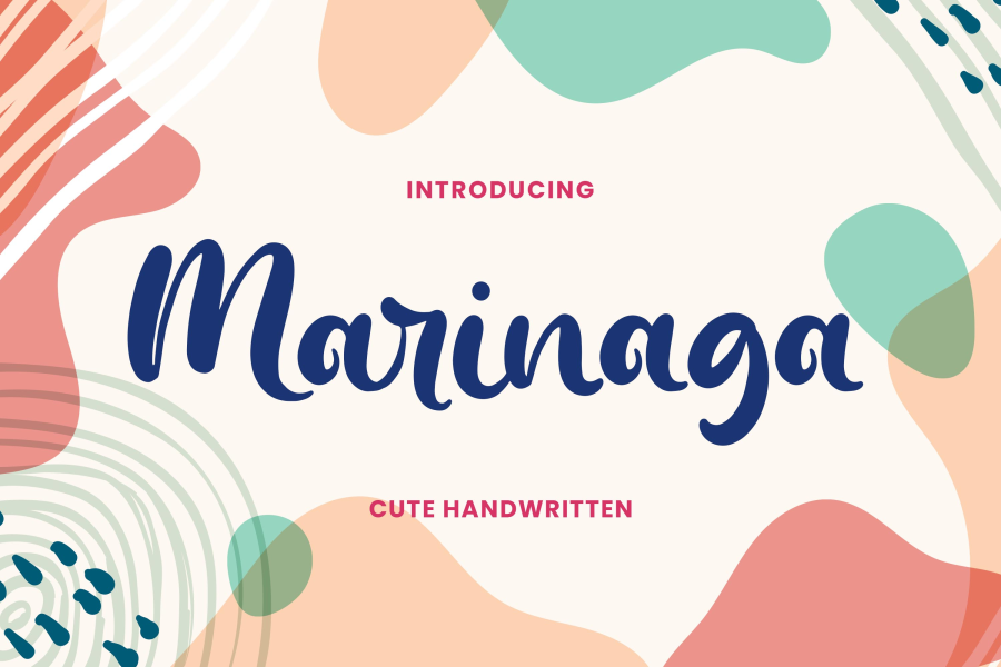 9 Free Brush Lettering, Cute, Handdrawn, Handwritten, Logotype, Product ...